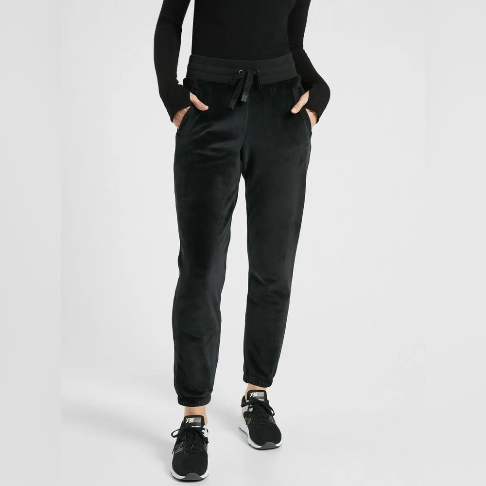 Athleta Velour Karma Jogger Pants